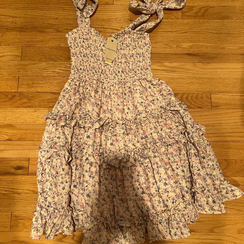 Ditsy floral mini dress